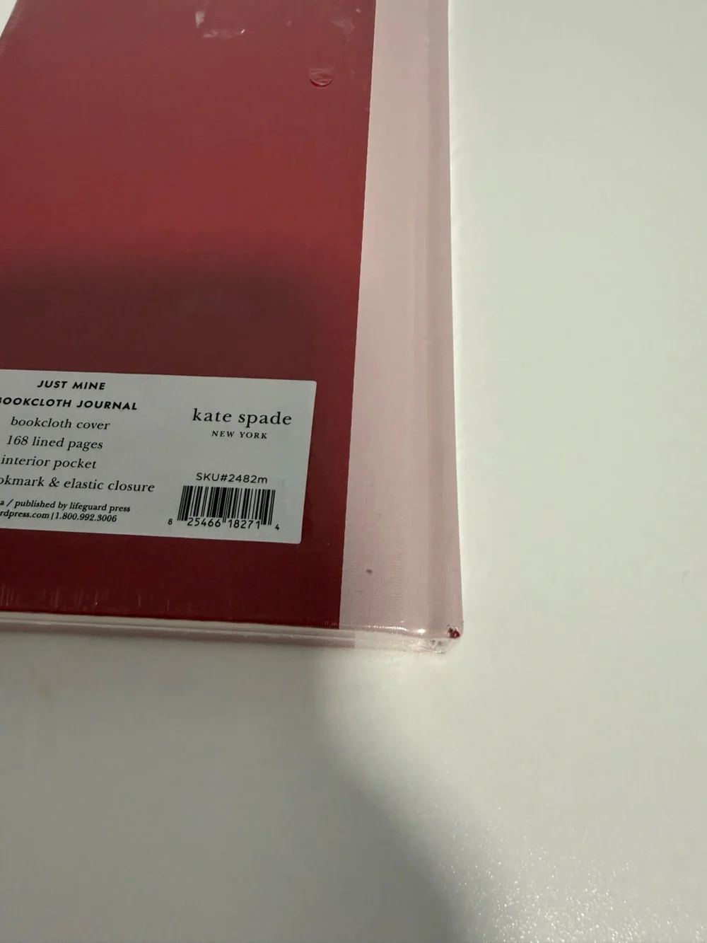 kate spade Pink & Magenta Monogram Hardcover Journal